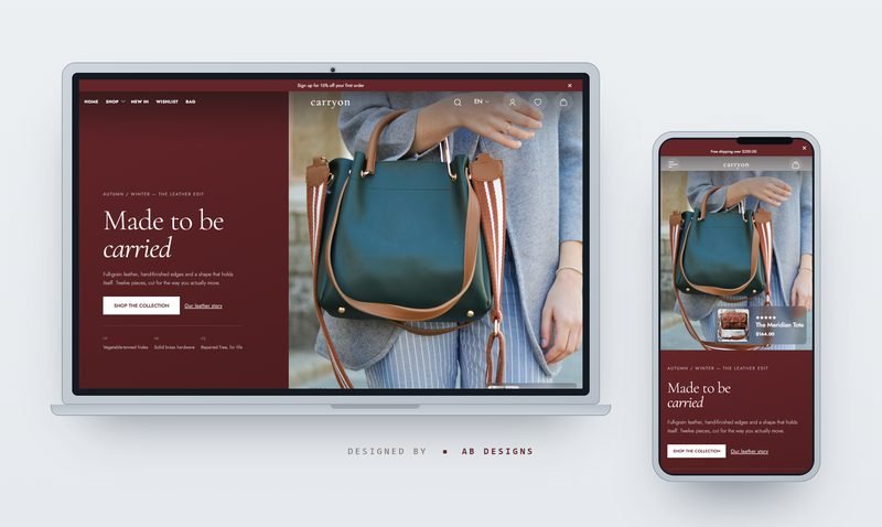 Carryon — E-commerce HTML Website Template