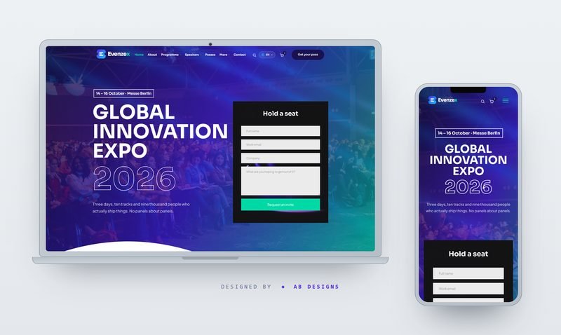Evenzex – Event, Expo & Conference HTML Template