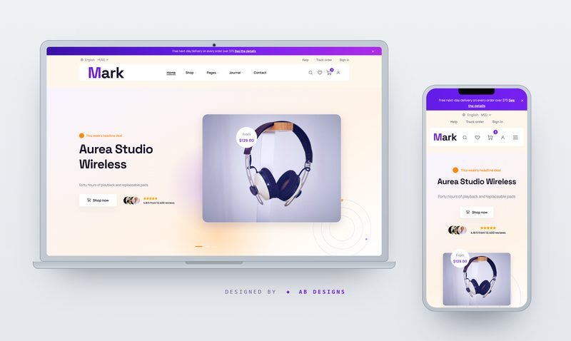 Mark – Consumer Electronics & Gadget Store HTML Template